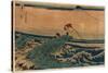 Koshu Kajikazawa-Katsushika Hokusai-Stretched Canvas