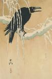 Blackbird in Snow-Koson Ikeda-Art Print