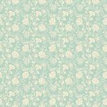 Seamless Abstract Floral Pattern Background-kostins-Art Print