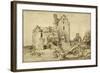 Kostverloren Castle in Decay, 1652-57-Rembrandt van Rijn-Framed Giclee Print