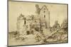 Kostverloren Castle in Decay, 1652-57-Rembrandt van Rijn-Mounted Giclee Print