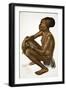 Kotiane, Fillette Mangbetou (Niangara) (Haut Ouelle), from Dessins Et Peintures D'afrique, Executes-Alexander Yakovlev-Framed Giclee Print