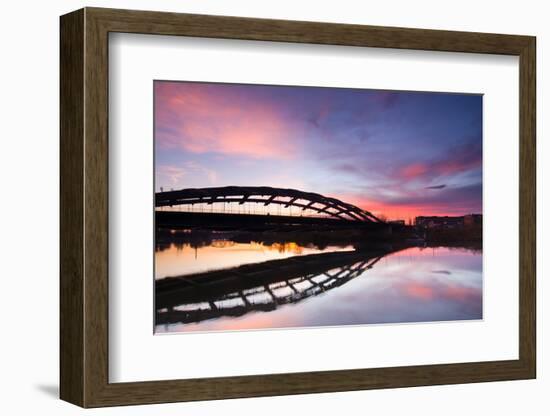 Kotlarski Bridge, Cracow, Poland-dziewul-Framed Photographic Print