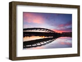 Kotlarski Bridge, Cracow, Poland-dziewul-Framed Photographic Print