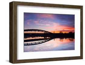 Kotlarski Bridge, Cracow, Poland-dziewul-Framed Photographic Print