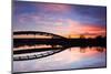 Kotlarski Bridge, Cracow, Poland-dziewul-Mounted Photographic Print