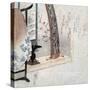 Koto and Robe Stand, Japanese Wood-Cut Print-Lantern Press-Stretched Canvas