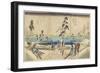 Koto Meisho Sumida-Gawa Yuki-Mi No Zu San-Mai Tsuzuki, C. 1834-Utagawa Hiroshige-Framed Giclee Print