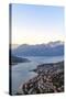 Kotor at Dawn, Bay of Kotor, UNESCO World Heritage Site, Montenegro, Europe-Charlie Harding-Stretched Canvas