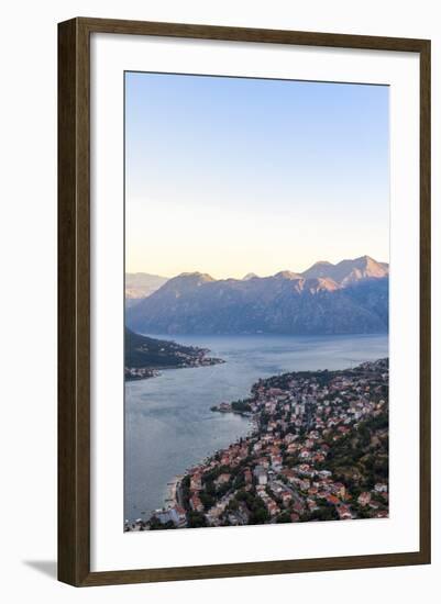 Kotor at Dawn, Bay of Kotor, UNESCO World Heritage Site, Montenegro, Europe-Charlie Harding-Framed Photographic Print