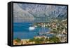 Kotor, Bay of Kotor, UNESCO World Heritage Site, Montenegro, Europe-Alan Copson-Framed Stretched Canvas