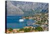 Kotor, Bay of Kotor, UNESCO World Heritage Site, Montenegro, Europe-Alan Copson-Stretched Canvas