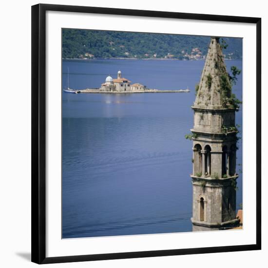 Kotor Bay Seen from Perast, Montenegro, Europe-G Richardson-Framed Photographic Print