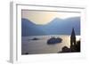 Kotor Bay, UNESCO World Heritage Site, Viewed from Perast, Montenegro, Europe-Neil Farrin-Framed Photographic Print