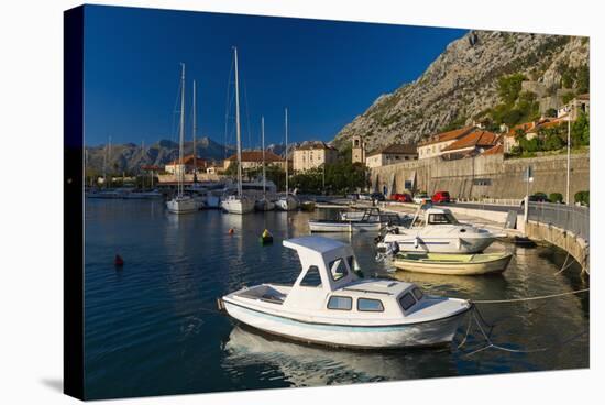 Kotor Marina, Kotor, Bay of Kotor, Montenegro, Europe-Alan Copson-Stretched Canvas