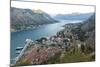 Kotor Old Town, Marina and Fortifications at Dawn with View of the Bay of Kotor-Charlie Harding-Mounted Photographic Print