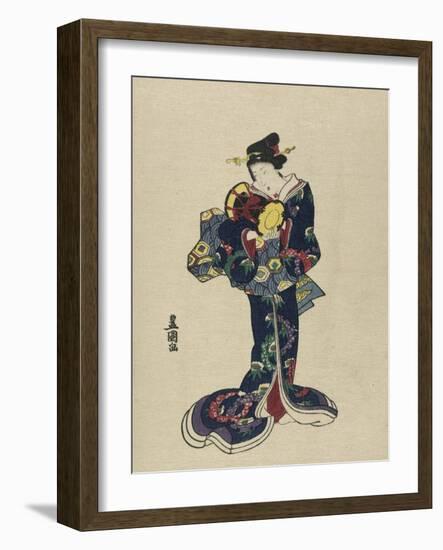 Kotsuzumi-Toyokuni-Framed Giclee Print