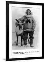 Kotzebue, Alaska - Chester Seveck, Arctic Reindeer Herder-Lantern Press-Framed Art Print