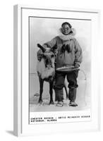 Kotzebue, Alaska - Chester Seveck, Arctic Reindeer Herder-Lantern Press-Framed Art Print