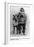 Kotzebue, Alaska - Chester Seveck, Arctic Reindeer Herder-Lantern Press-Framed Art Print