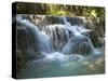 Kouang Si Waterfall and Pools, Near Luang Prabang, Laos, Indochina, Southeast Asia, Asia-Richard Maschmeyer-Stretched Canvas