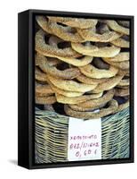 Koulouria (Greek Sesame Bread Rings), Syntagma District, Athens, Greece-Doug Pearson-Framed Stretched Canvas