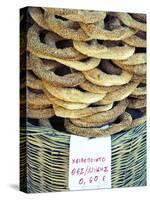 Koulouria (Greek Sesame Bread Rings), Syntagma District, Athens, Greece-Doug Pearson-Stretched Canvas