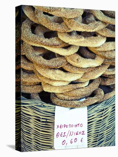 Koulouria (Greek Sesame Bread Rings), Syntagma District, Athens, Greece-Doug Pearson-Stretched Canvas