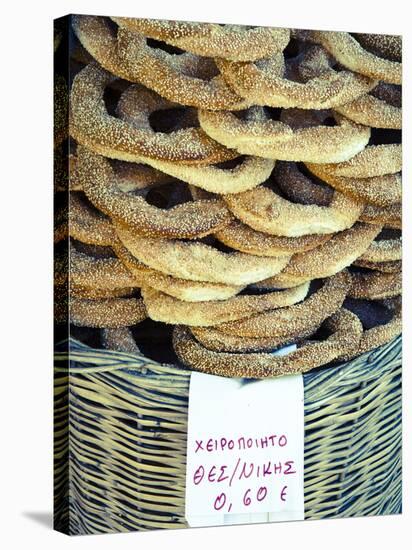 Koulouria (Greek Sesame Bread Rings), Syntagma District, Athens, Greece-Doug Pearson-Stretched Canvas