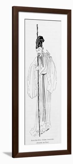 Kouo-Chou-King, Famous Astronomer During Yuan Dynasty-Alphonse Hubrecht-Framed Giclee Print