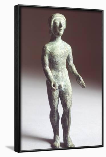 Kouros in Bronze, from Castellina in Chianti-null-Framed Photographic Print