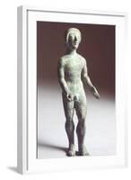 Kouros in Bronze, from Castellina in Chianti-null-Framed Photographic Print