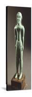 Kouros in Bronze, from Castello-null-Stretched Canvas