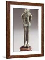 Kouros in Bronze, from Fonte Veneziana, Arezzo-null-Framed Photographic Print