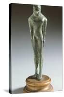 Kouros in Bronze, from Fonte Veneziana, Arezzo-null-Stretched Canvas
