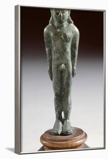 Kouros in Bronze, from Fonte Veneziana, Arezzo-null-Framed Photographic Print