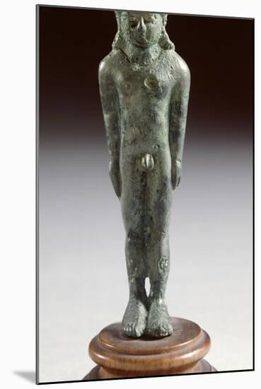 Kouros in Bronze, from Fonte Veneziana, Arezzo-null-Mounted Photographic Print