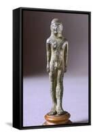 Kouros in Bronze, from Fonte Veneziana, Arezzo-null-Framed Stretched Canvas