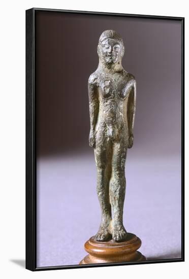 Kouros in Bronze, from Fonte Veneziana, Arezzo-null-Framed Photographic Print