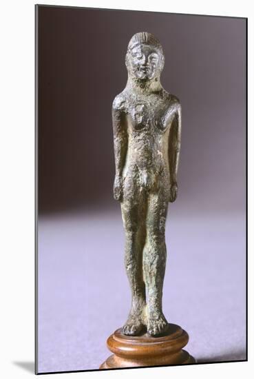 Kouros in Bronze, from Fonte Veneziana, Arezzo-null-Mounted Photographic Print