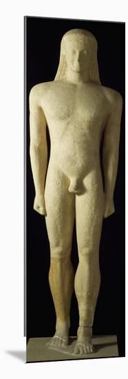 Kouros, Sculpture, from Delos-null-Mounted Premium Giclee Print