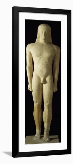 Kouros, Sculpture, from Delos-null-Framed Giclee Print