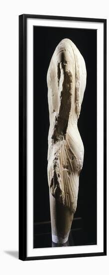 Kouros, Statue from Syracuse, Italy, Profile, Magna Graecia, 6th-5th Century BC-null-Framed Giclee Print