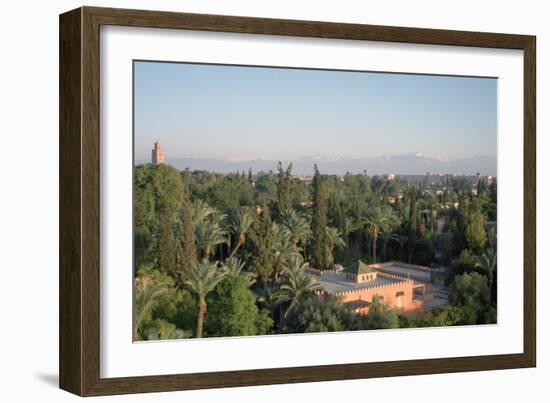 Koutoubia Gardens, Marakesh, Morocco-Vivienne Sharp-Framed Photographic Print