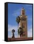 Koutoubia Minaret and Mosque, Marrakesh, Morocco, North Africa, Africa-Poole David-Framed Stretched Canvas