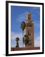 Koutoubia Minaret and Mosque, Marrakesh, Morocco, North Africa, Africa-Poole David-Framed Photographic Print