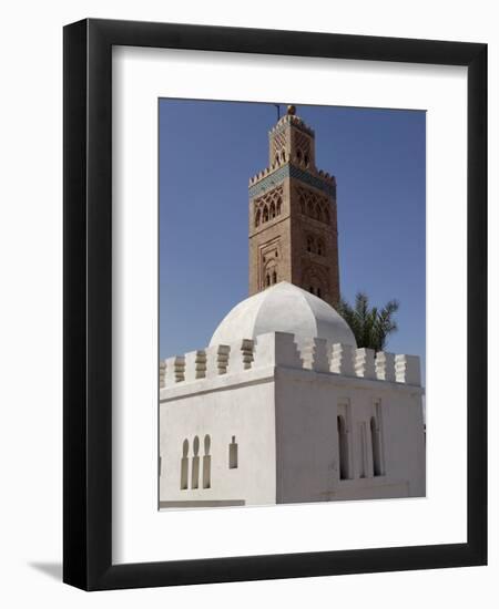 Koutoubia Minaret, Marrakesh, Morocco-De Mann Jean-Pierre-Framed Photographic Print