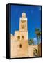 Koutoubia Mosque and Minaret, Marrakech, Morocco-Nico Tondini-Framed Stretched Canvas