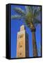 Koutoubia Mosque, Marrakesh, Morocco-Lee Frost-Framed Stretched Canvas
