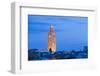 Koutoubia Mosque Minaret at Night, Marrakech, Morocco, North Africa, Africa-Matthew Williams-Ellis-Framed Photographic Print